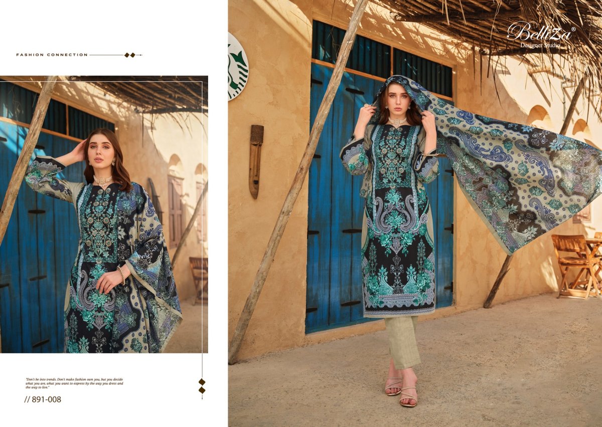 BELLIZA DESIGNER NAIRA VOL-39 891-001 TO 891-008 8
