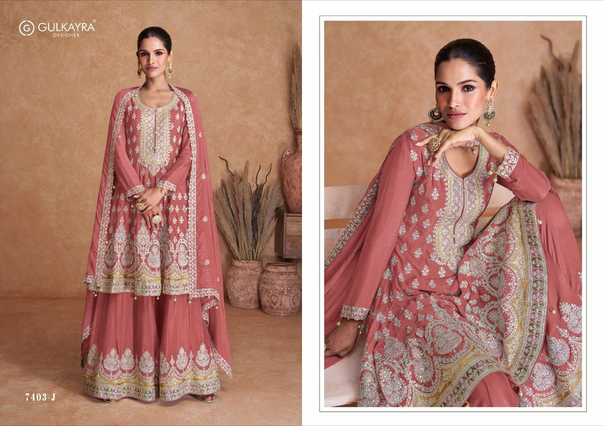 GULKAYRA DESIGNER RADHIKA 7403-G TO 7403-J 4