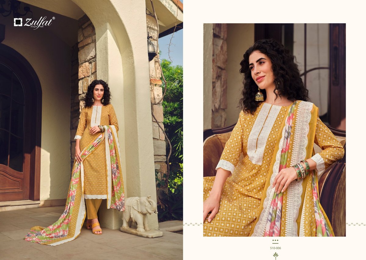 Zulfat Designer Isabella 510-001 to 510-008 Series 6
