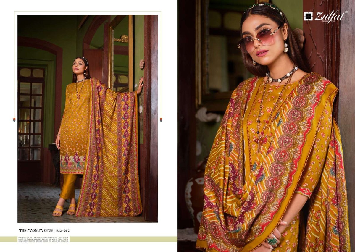 Zulfat Designer Raabia 522-001 to 522-008 Series 2