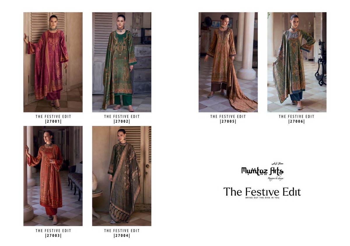 Mumtaz Arts The Festive Edit 27001-27006 Series 7