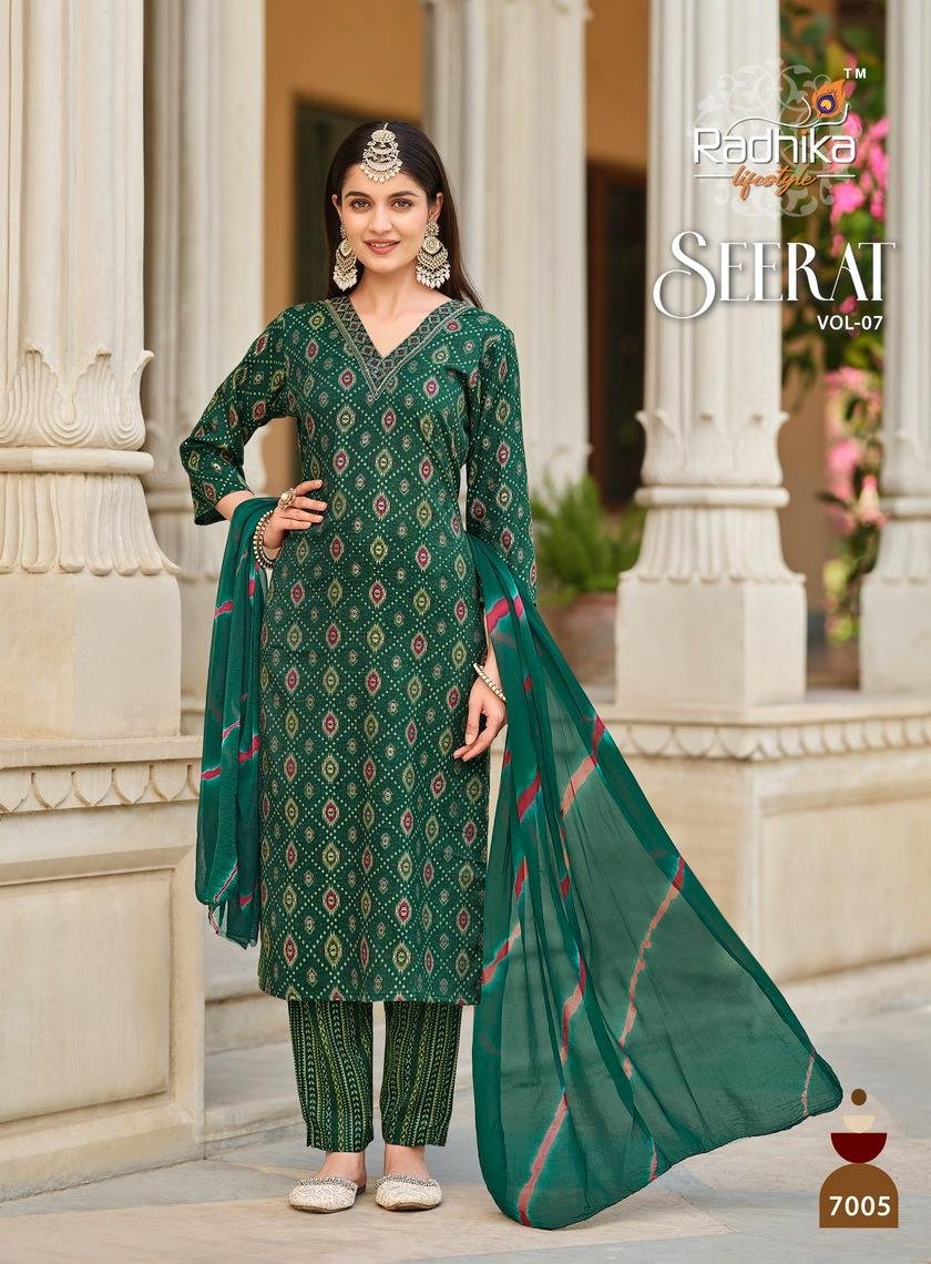 RADHIKA LIFESTYLE SEERAT VOL-7 7001 TO 7008 5