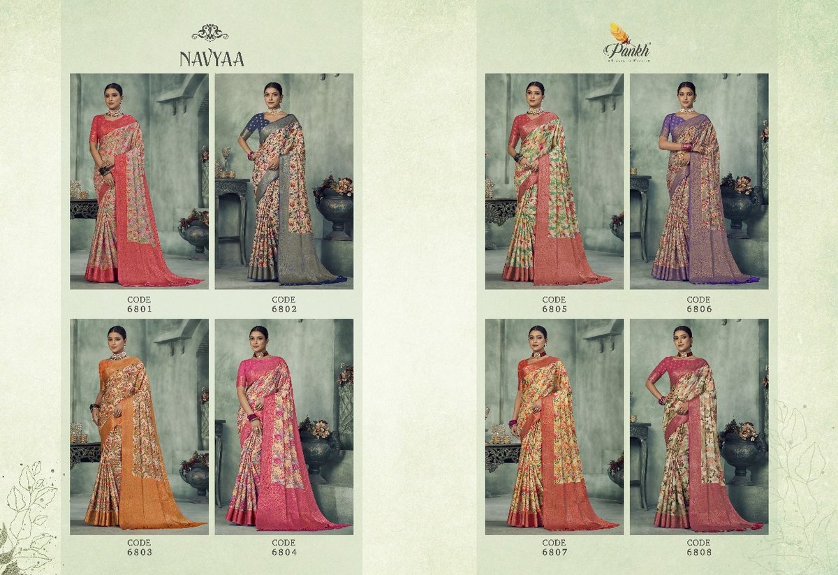 Pankh Creation Navyaa Silk 6801-6808 Series 10