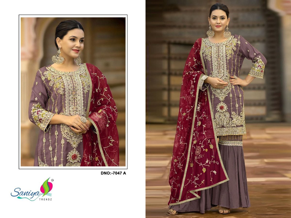 SANIYA TRENDZ 7047-A TO 7047-D 1