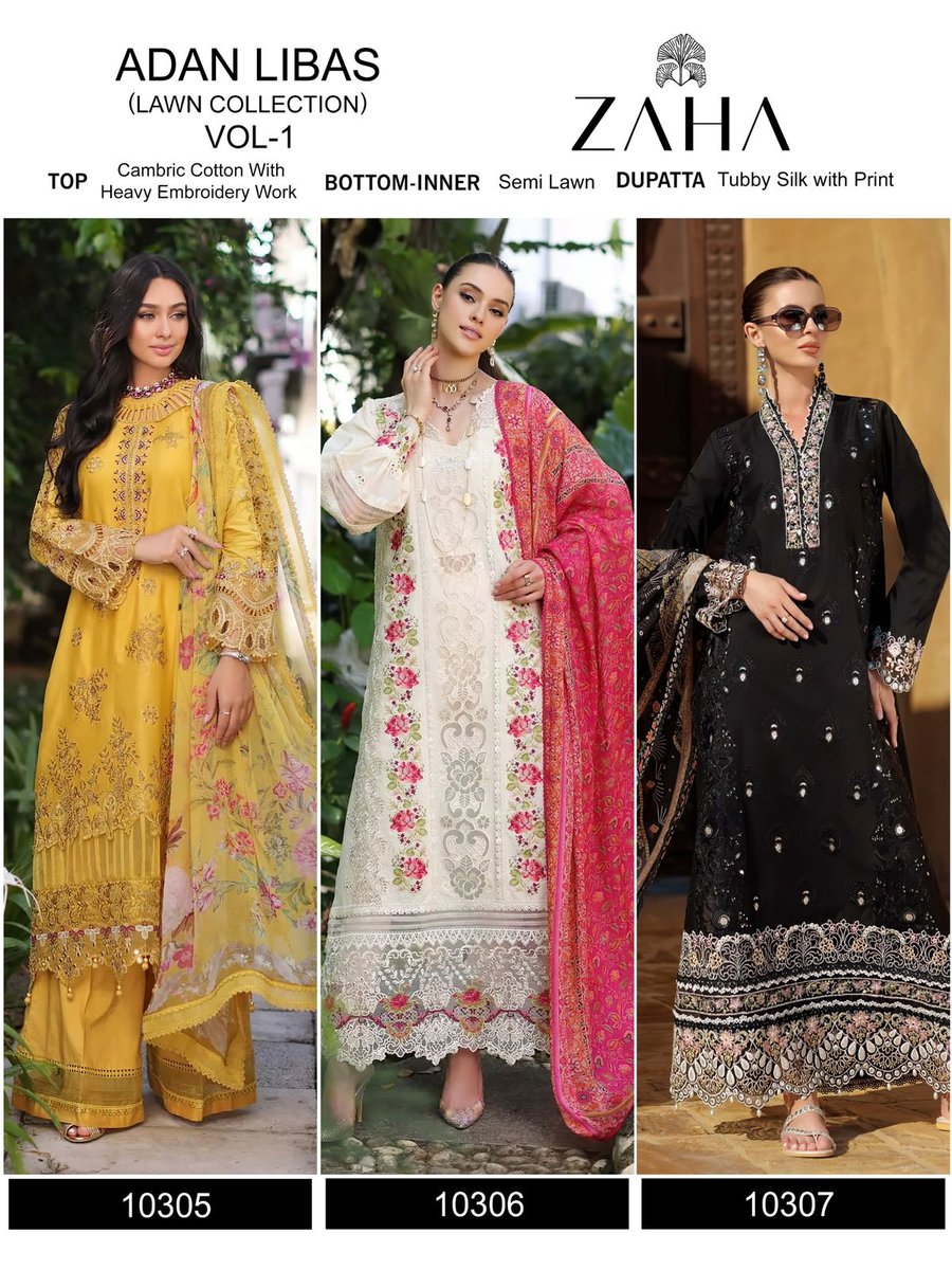 ZAHA ADAN LIBAS VOL-1 10305 TO 10307 4