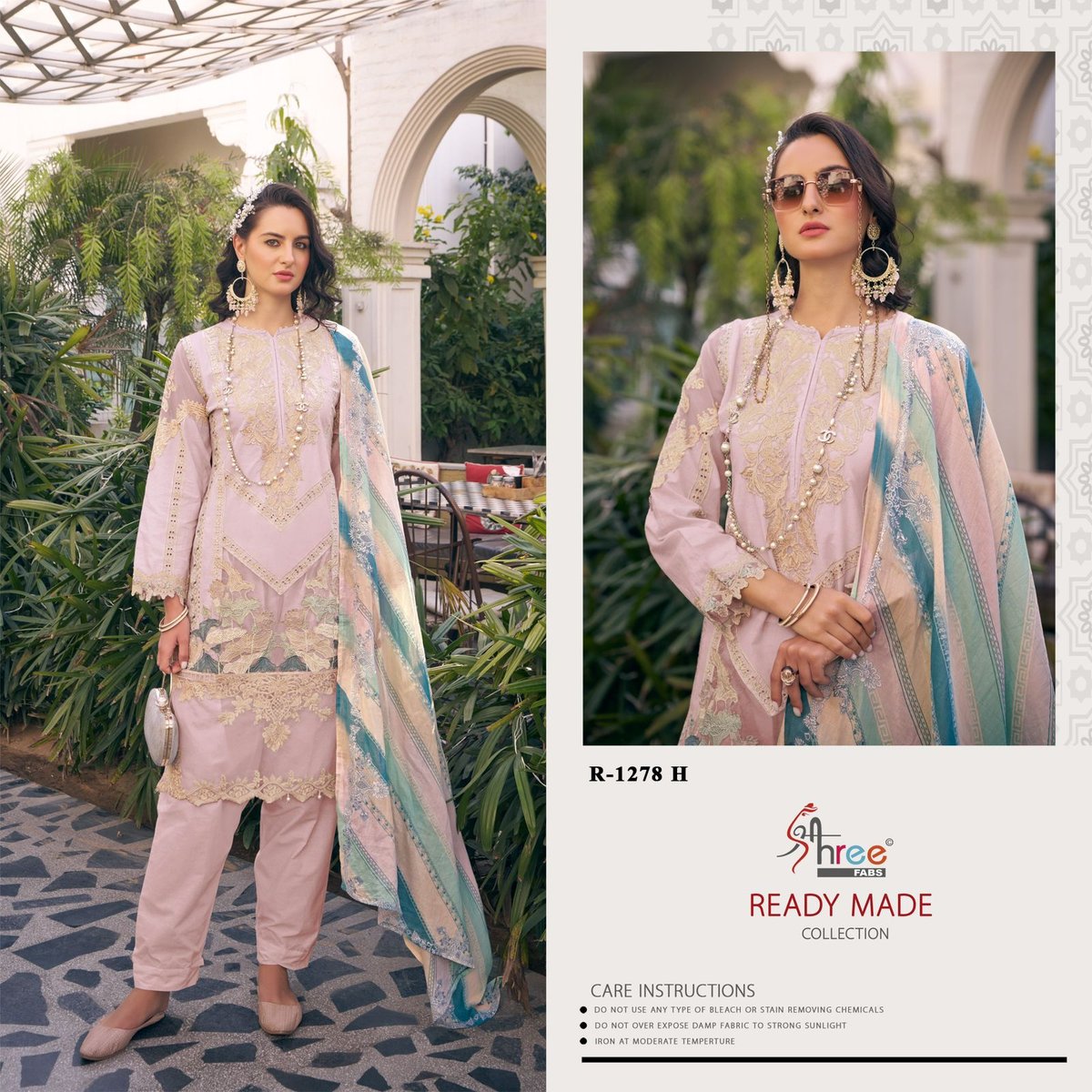 SHREE FAB READY MADE COLLECTION R-1278-E TO R-1278-H 4