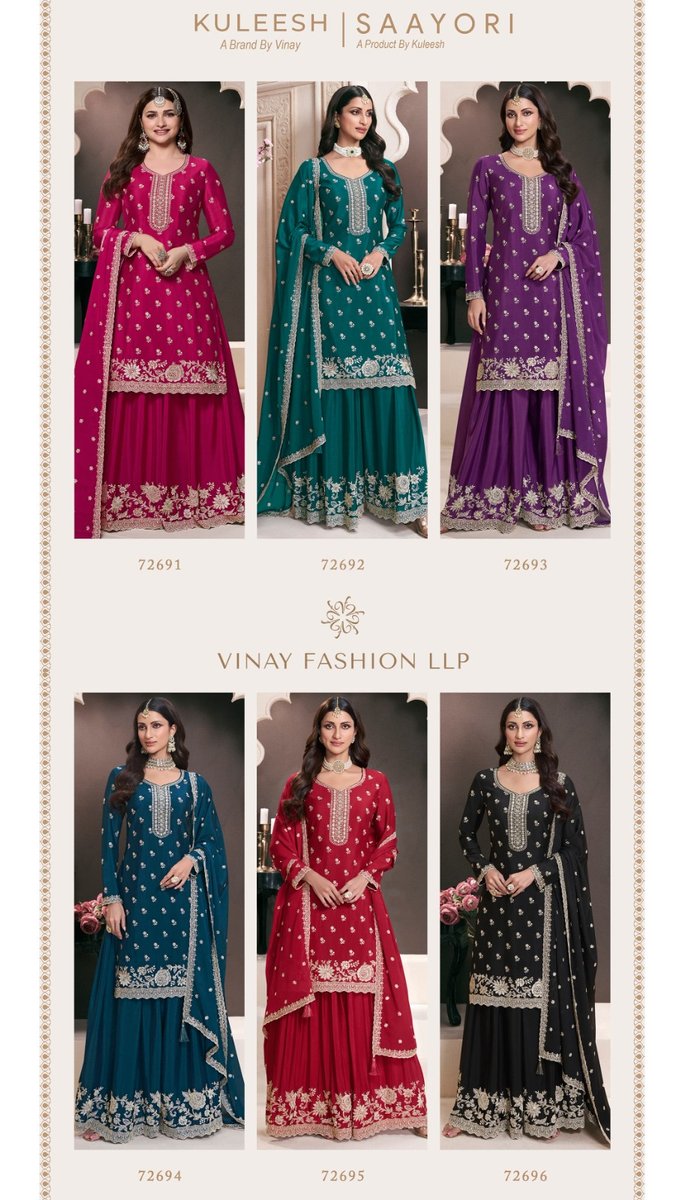 VINAY FASHION KULEESH SAAYORI 72691-72696 7
