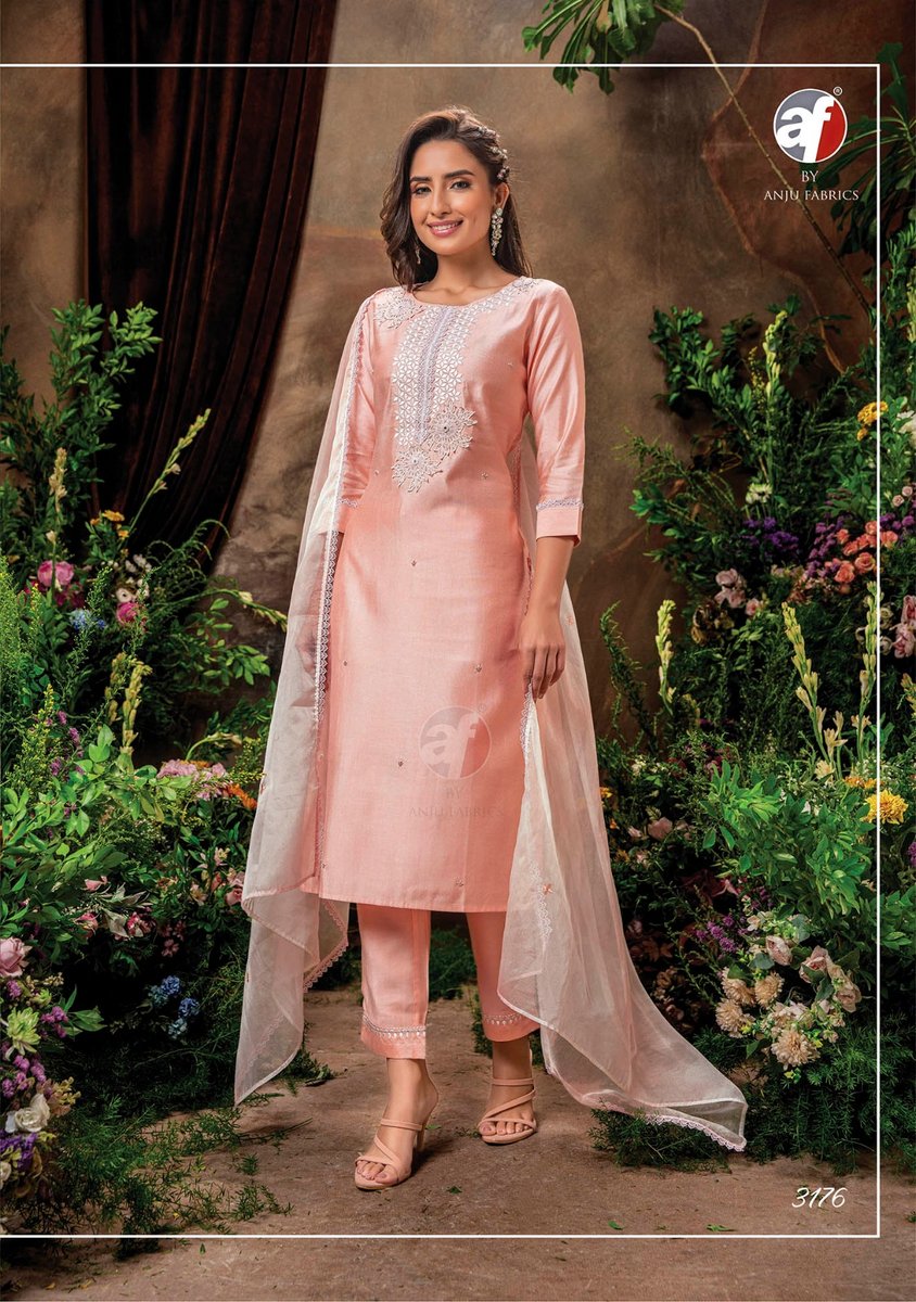 ANJU FABRICS CHANDANI VOL-2 3171 TO 3176 6