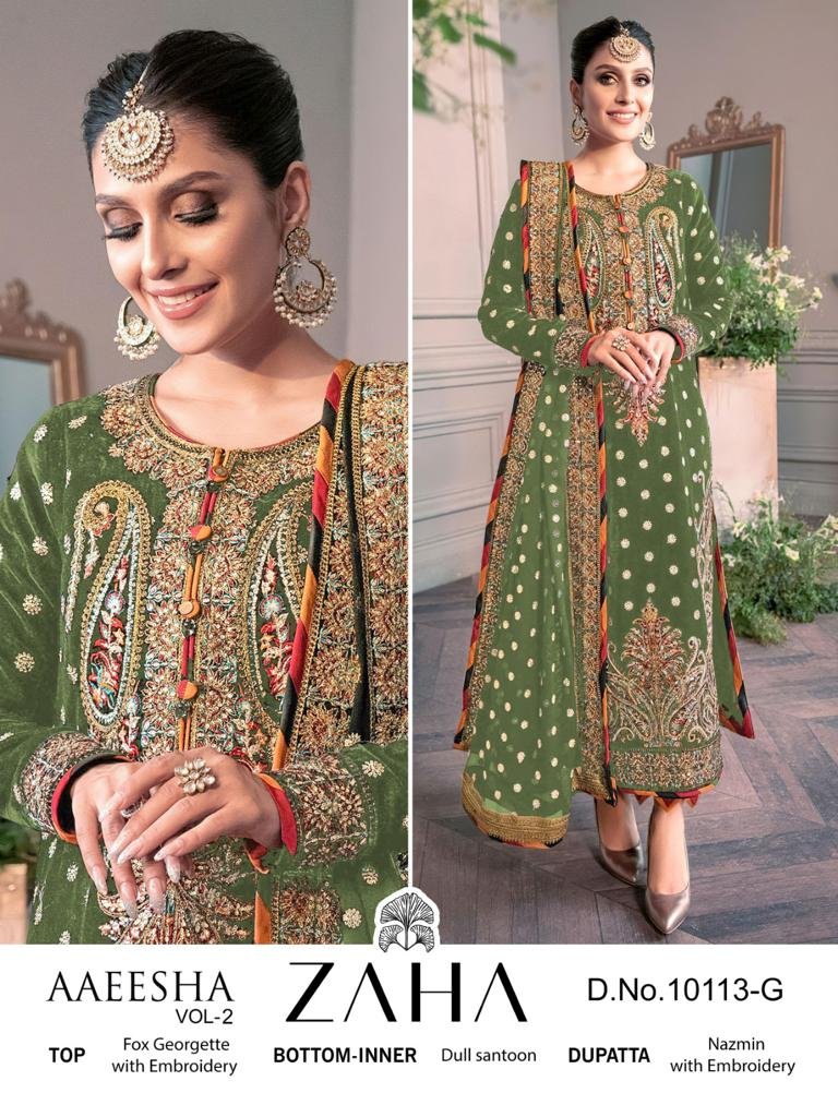 Zaha Aaeesha Vol-2 10113 Colors 5