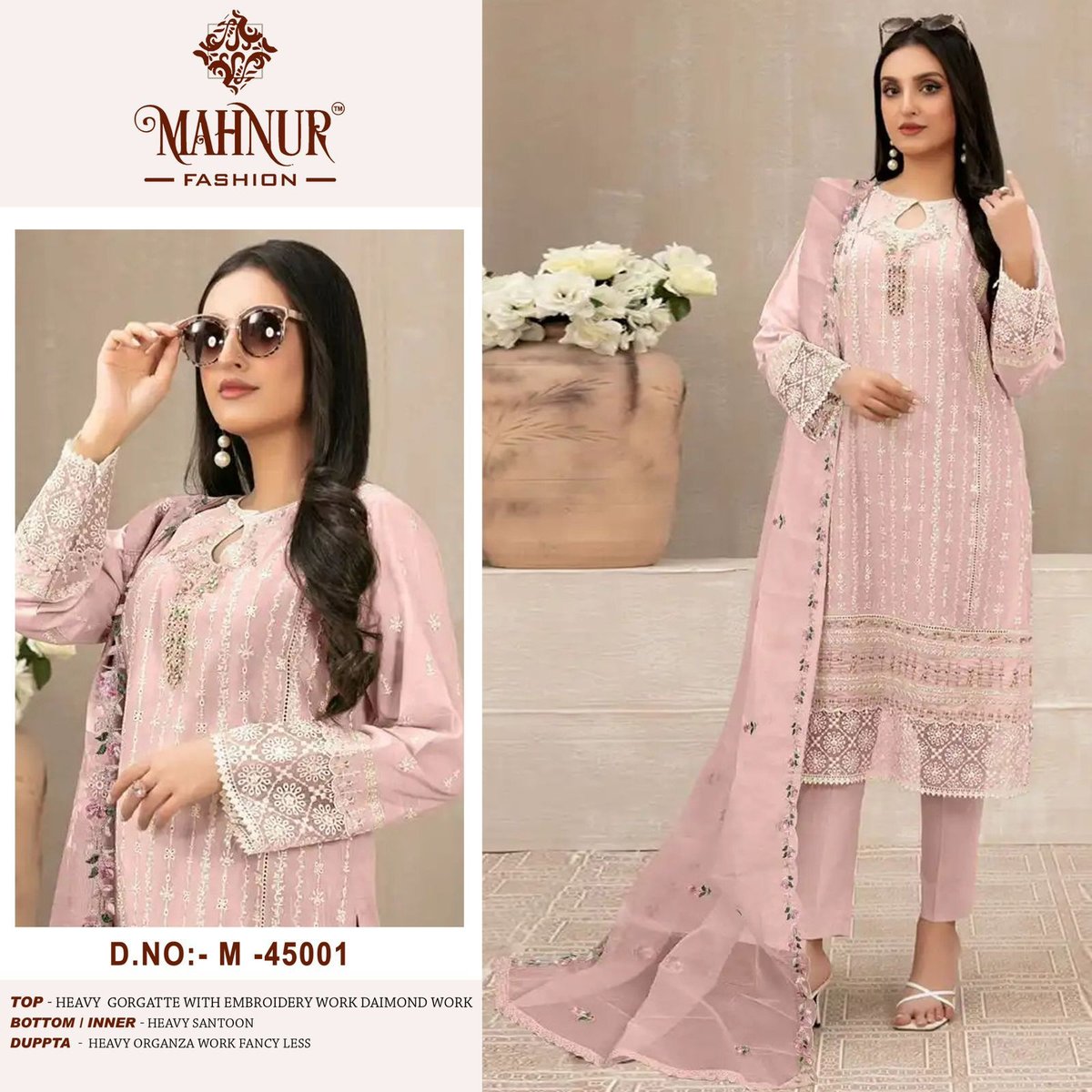 MAHNUR FASHION MAHNUR VOL-45 45001 TO 45003 1