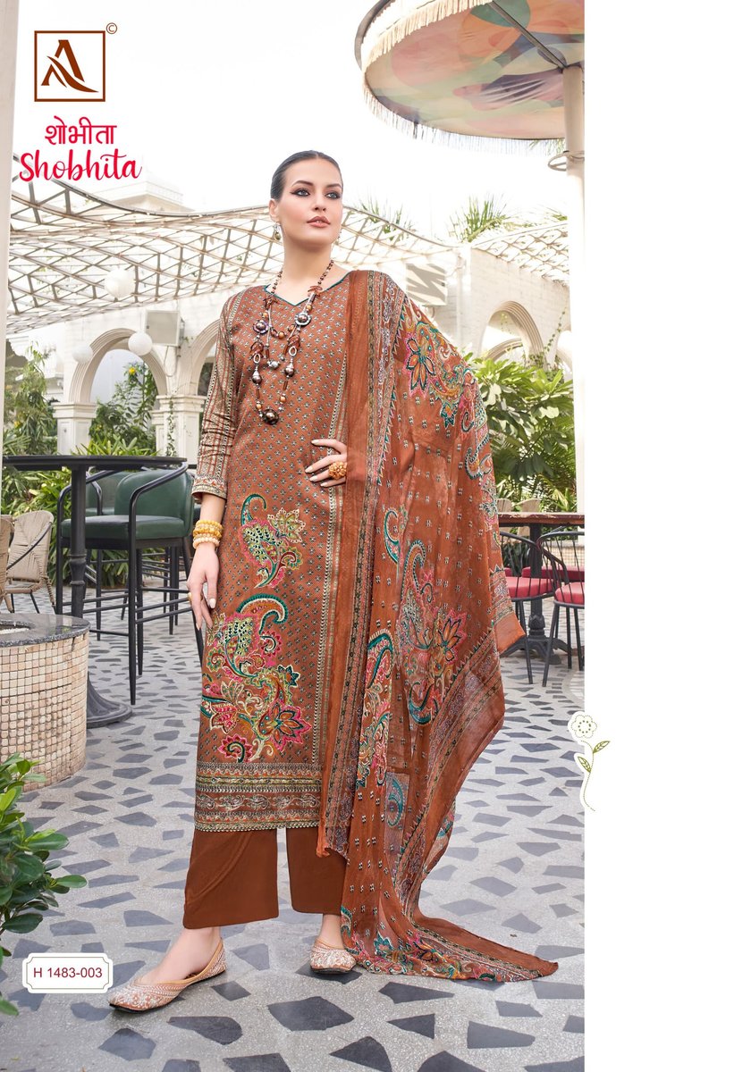 ALOK SUIT SHOBHITA H-1483-001 TO H-1483-006 3