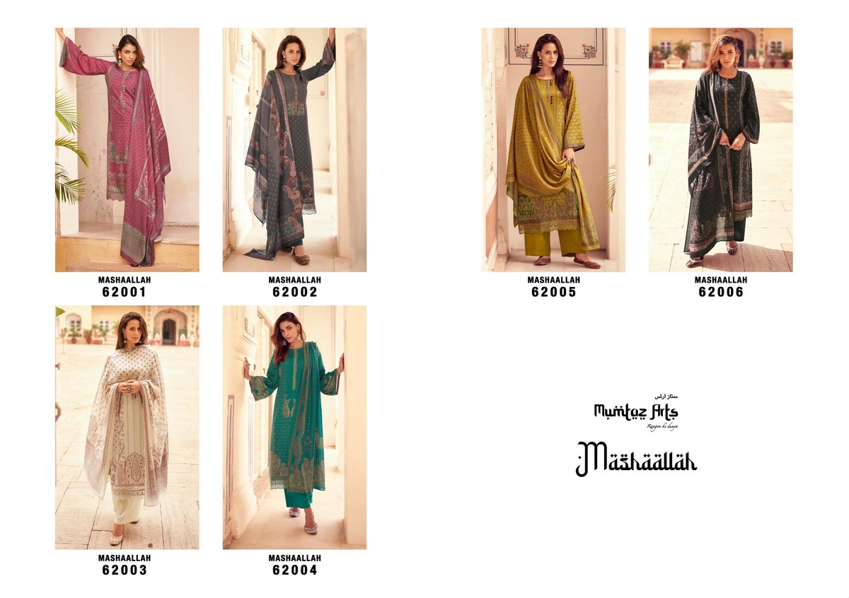 Mumtaz Arts Mashaallha 62001-62006 Series 7