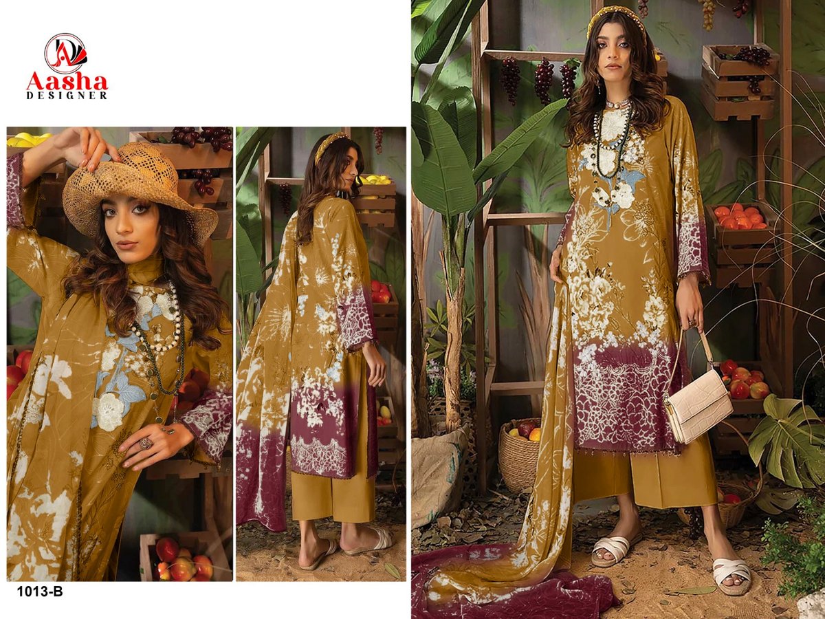 AASHA DESIGNER ADAN LIBAS 1013-A TO 1013-D 2