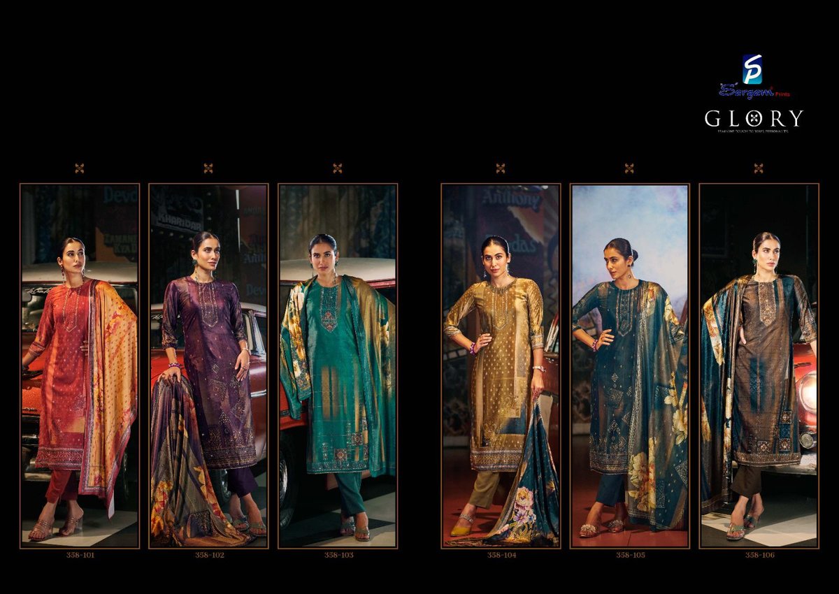 Sargam Prints Glory 358-101 to 358-106 Series 5