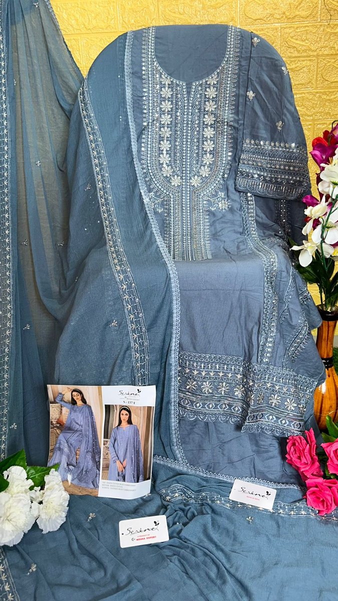 Serine Pakistani Suit S-137 New Colors 4