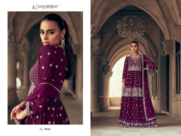 Aashirwad Creation Sadaf 9645-9649 Series