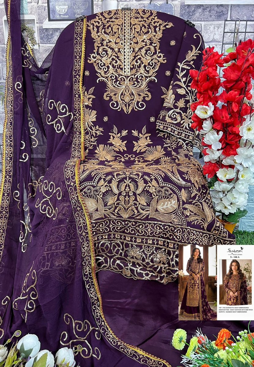 Serine Pakistani Suit S-146 Colors 2