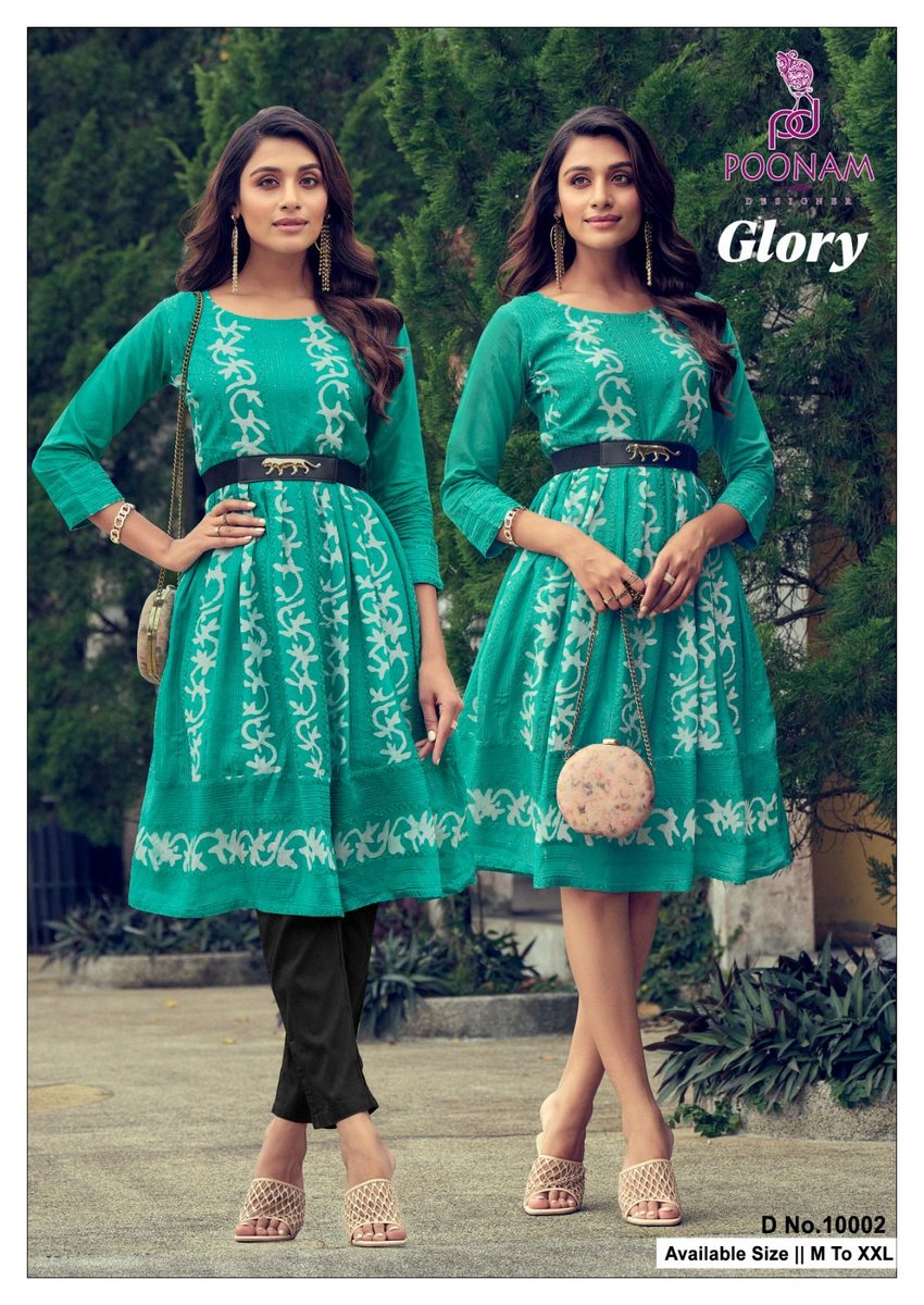 POONAM DESIGNER GLORY 10001 TO 10008 2
