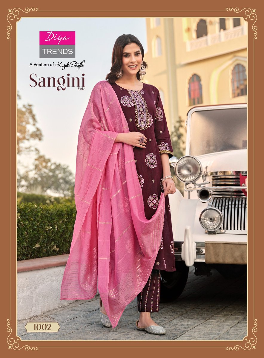 DIYA TRENDZ SANGINI VOL-1 1001 TO 1010 2