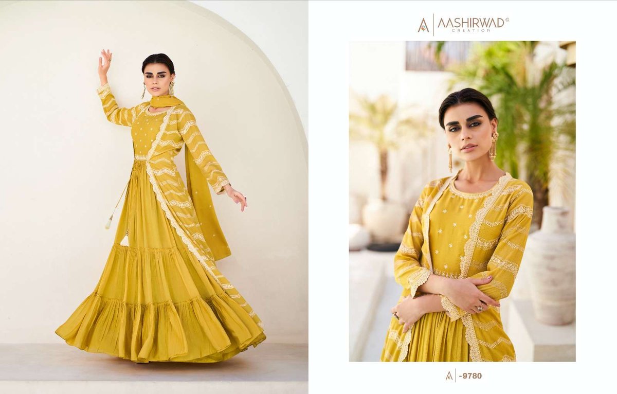 Aashirwad Creation Naaz 9778-9780 Series 3