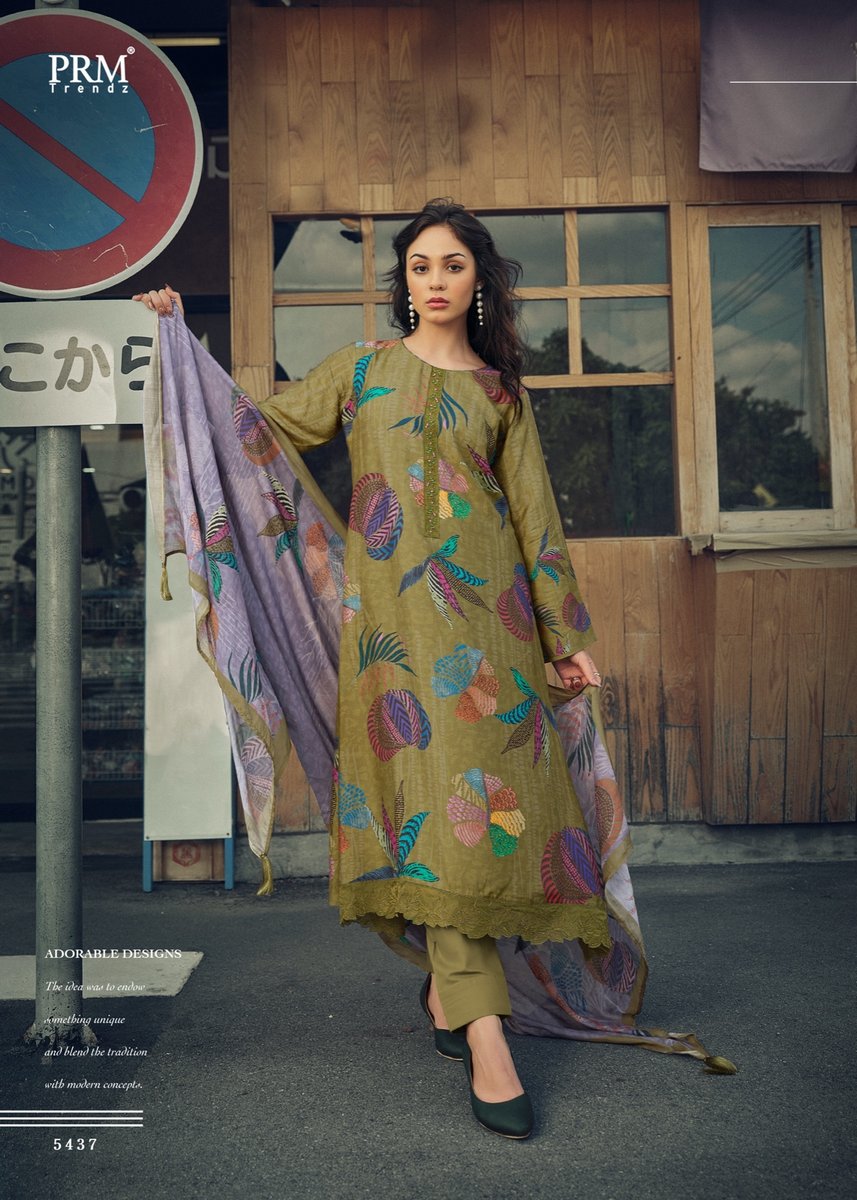 PRM TRENDZ THE SUMMER BLOOM 5433 TO 5440 5