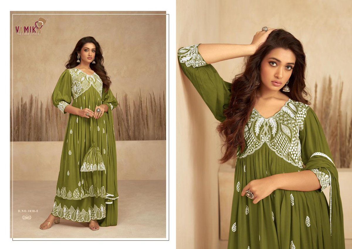 Vamika Fashion Lakhnavi Vol-7 1038B TO 1038E 4