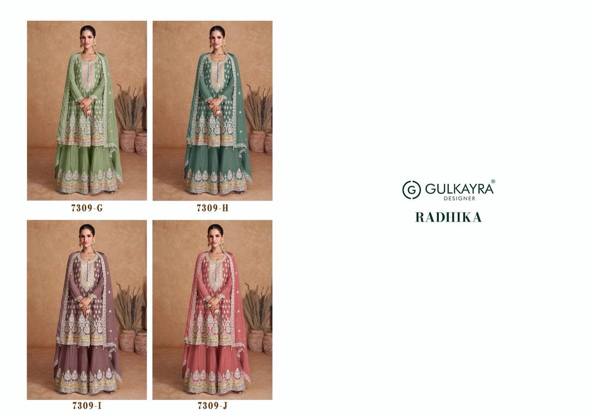GULKAYRA DESIGNER RADHIKA 7403-G TO 7403-J 5