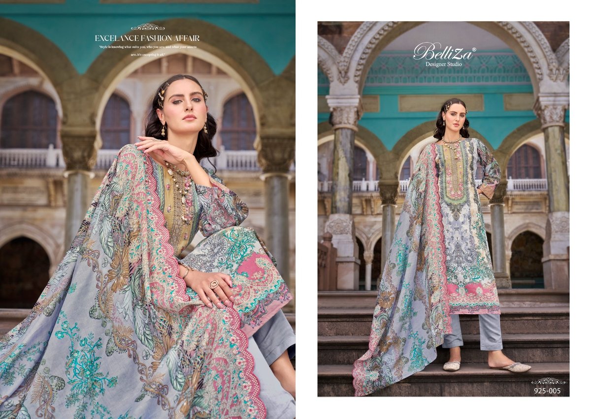 BELLIZA DESIGNER GUZARISH VOL-12 925-001 TO 925-008 5
