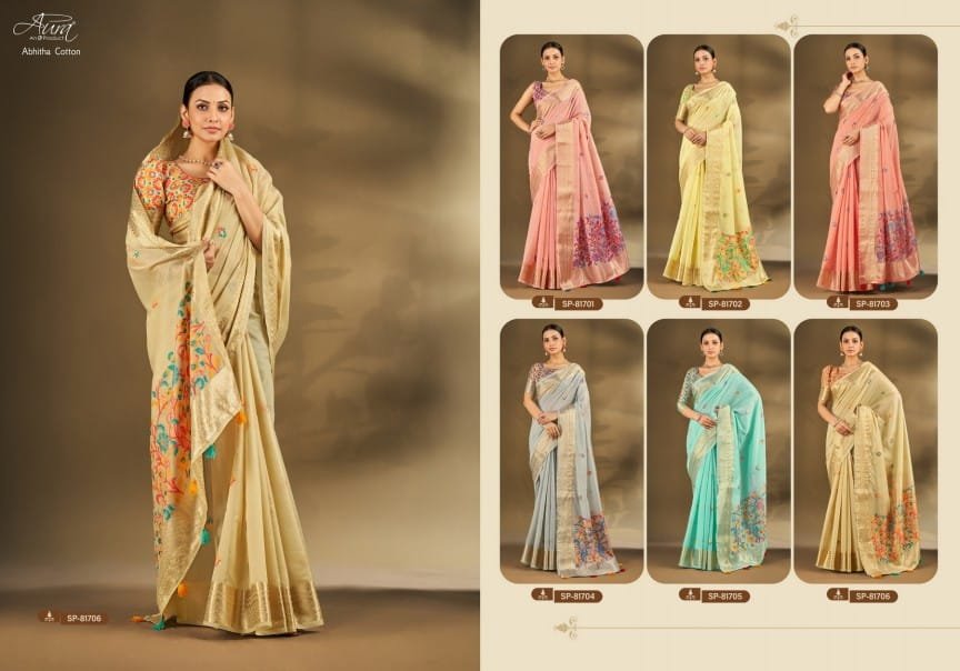 AURA ABHITHA COTTON SP-81701 TO SP-81706 7