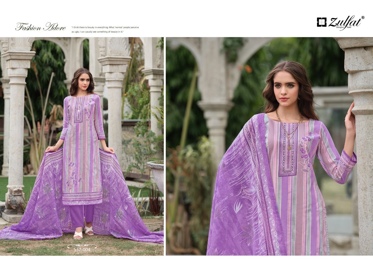 ZULFAT DESIGNER NAZRANA VOL-3 557-001 TO 557-008 4