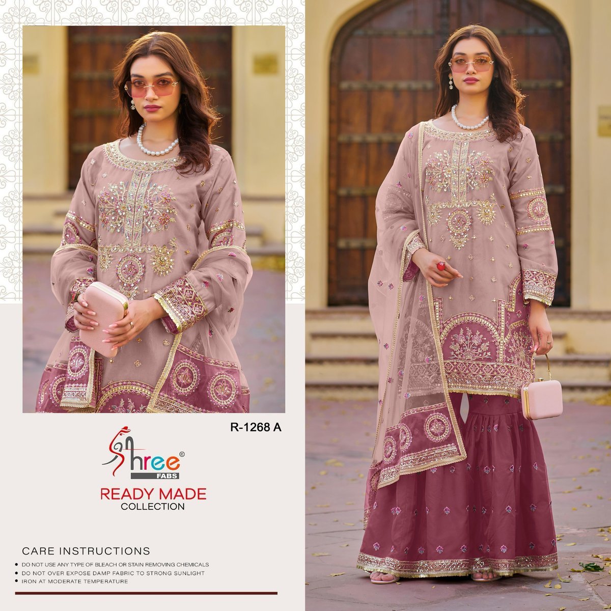 SHREE FAB READY MADE COLLECTION R-1268-A TO R-1268-D 1