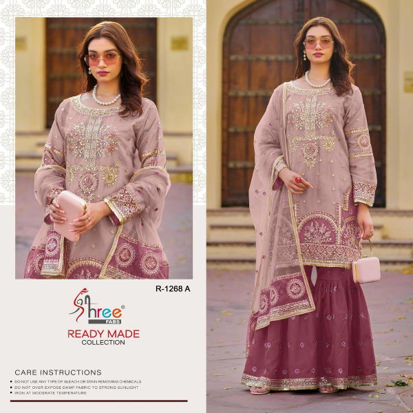 SHREE FAB READY MADE COLLECTION R-1268-A TO R-1268-D