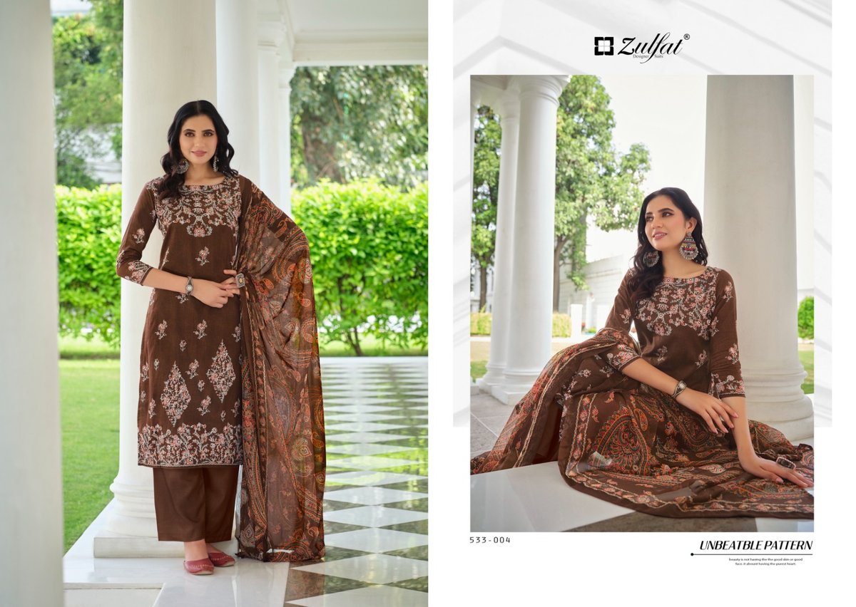 ZULFAT DESIGNER SAHELI 533-001 TO 533-008 4