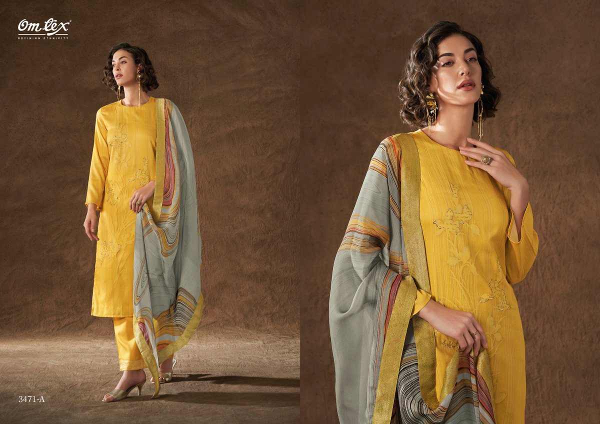 OM TEX SHREYA 3471-A TO 3471-D 1