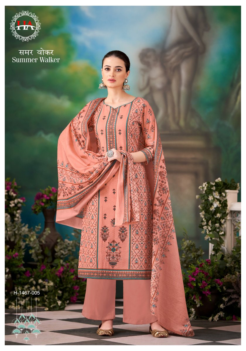 HARSHIT FASHION SUMMER WALKER H-1467-001 TO H-1467-008 5