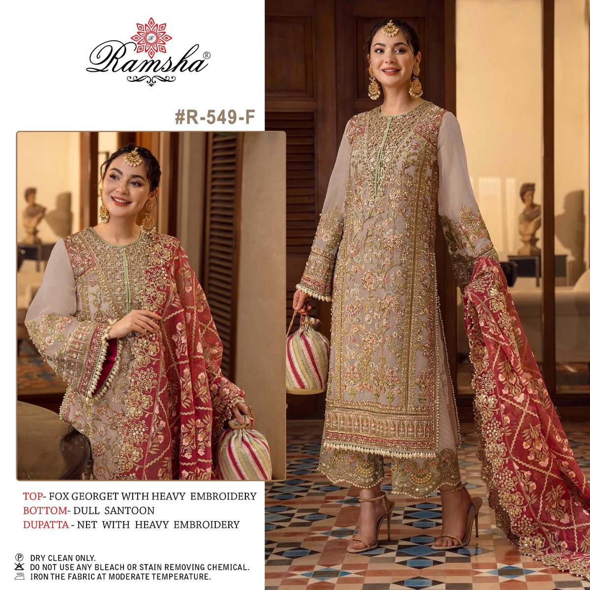 Ramsha Suit R-549 Nx New Colors 2