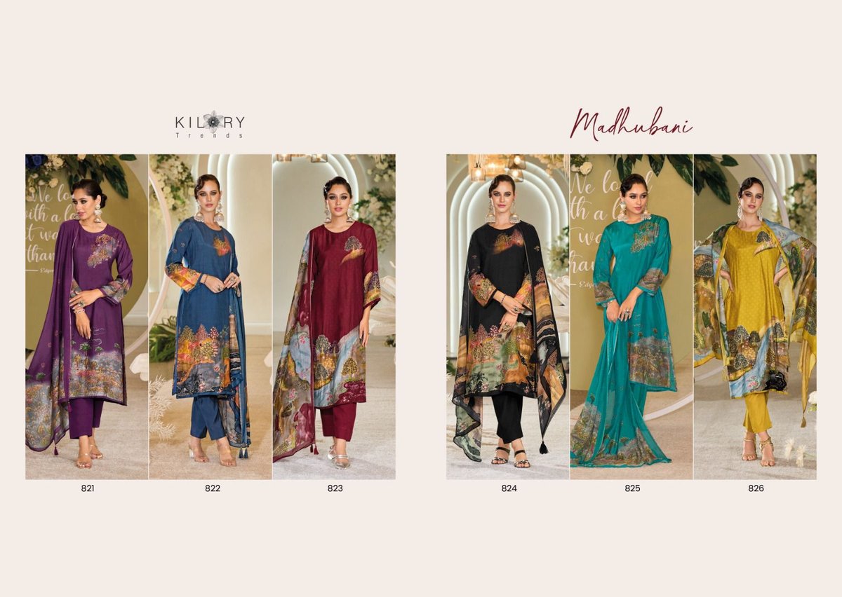 KILORY TRENDZ MADHUBANI 821 TO 826 7