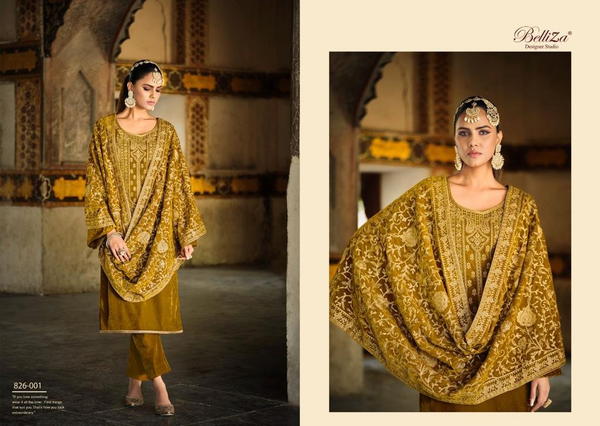 Belliza Designer Nagina 826-001 to 826-006 Series