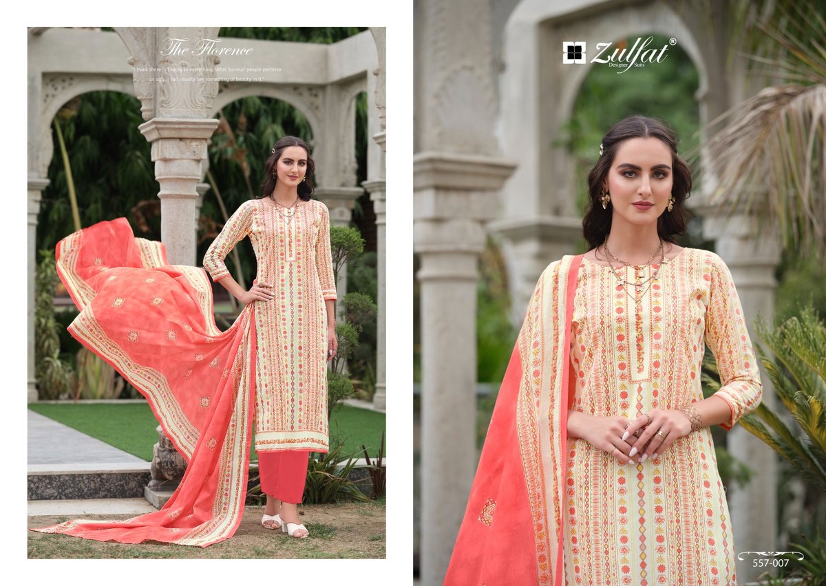 ZULFAT DESIGNER NAZRANA VOL-3 557-001 TO 557-008 7