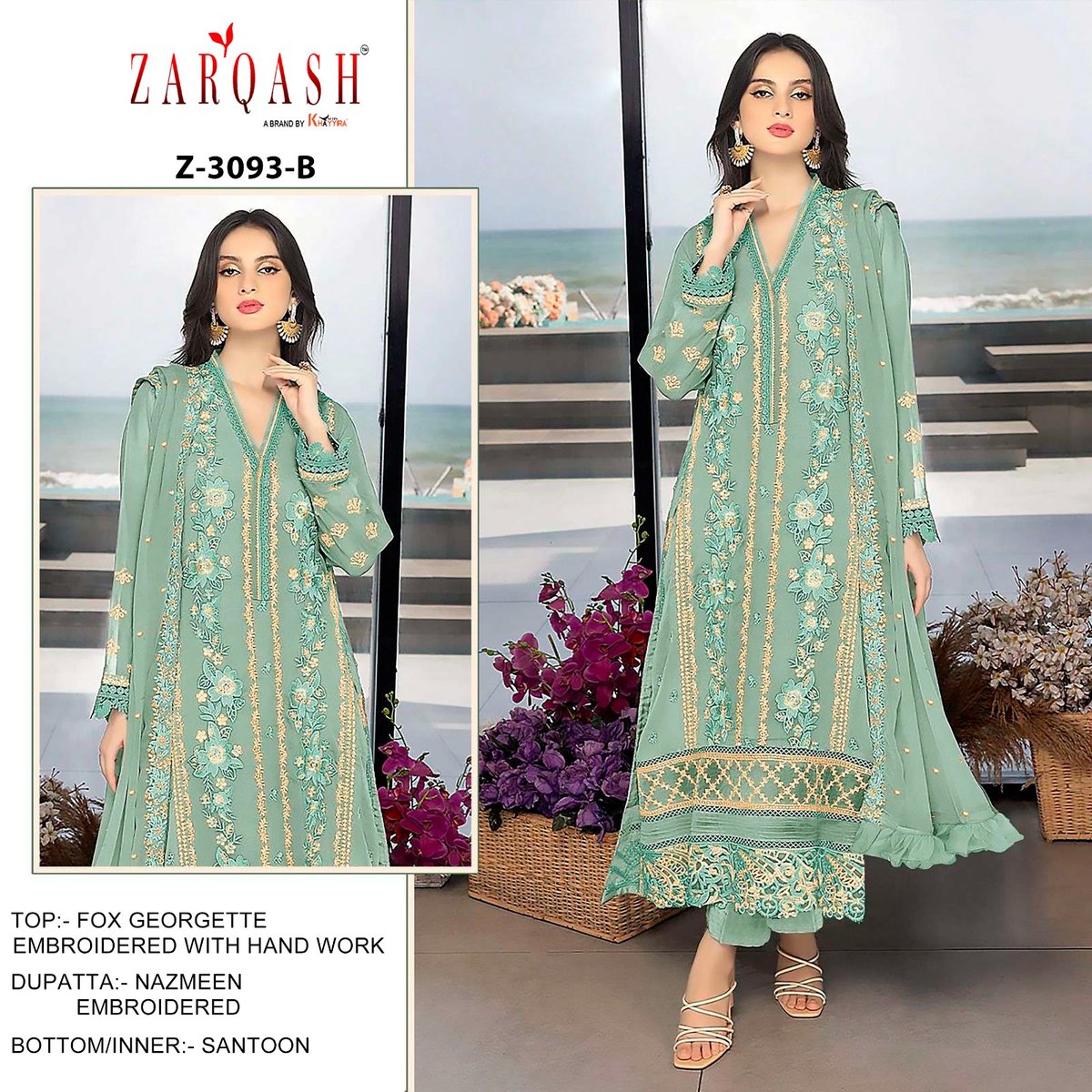 ZARQASH Z-3093-A TO Z-3093-D 2