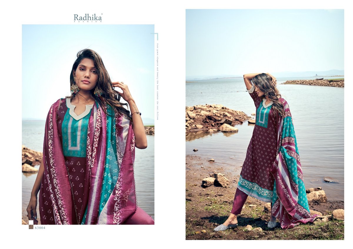 RADHIKA FASHION AZARA JALPARI 63001 TO 63008 4