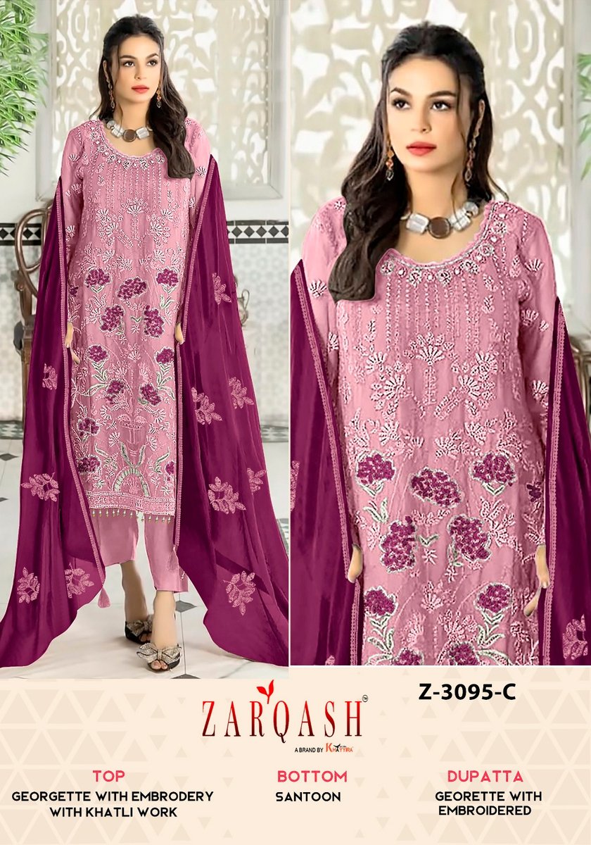 ZARQASH Z-3095-A TO Z-3095-D 3