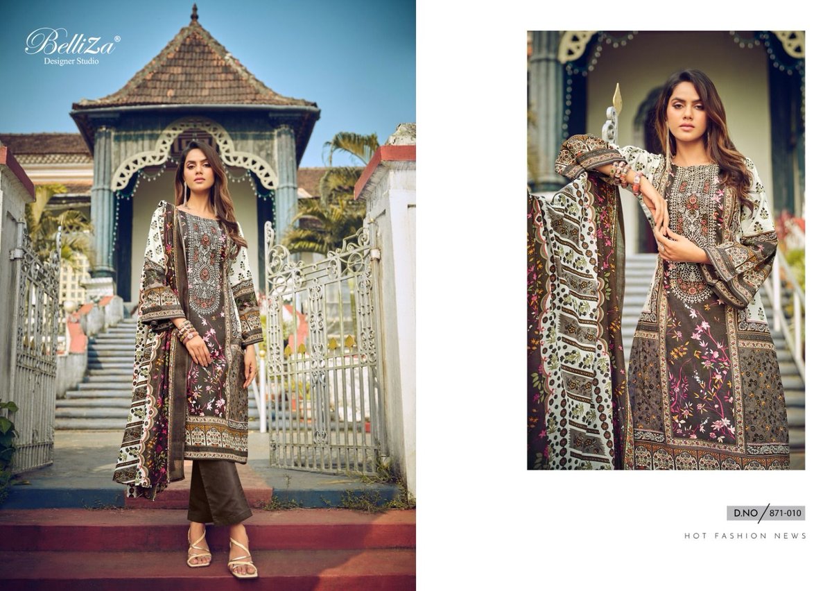 BELLIZA DESIGNER NAIRA VOL-30 871-001 TO 871-010 10