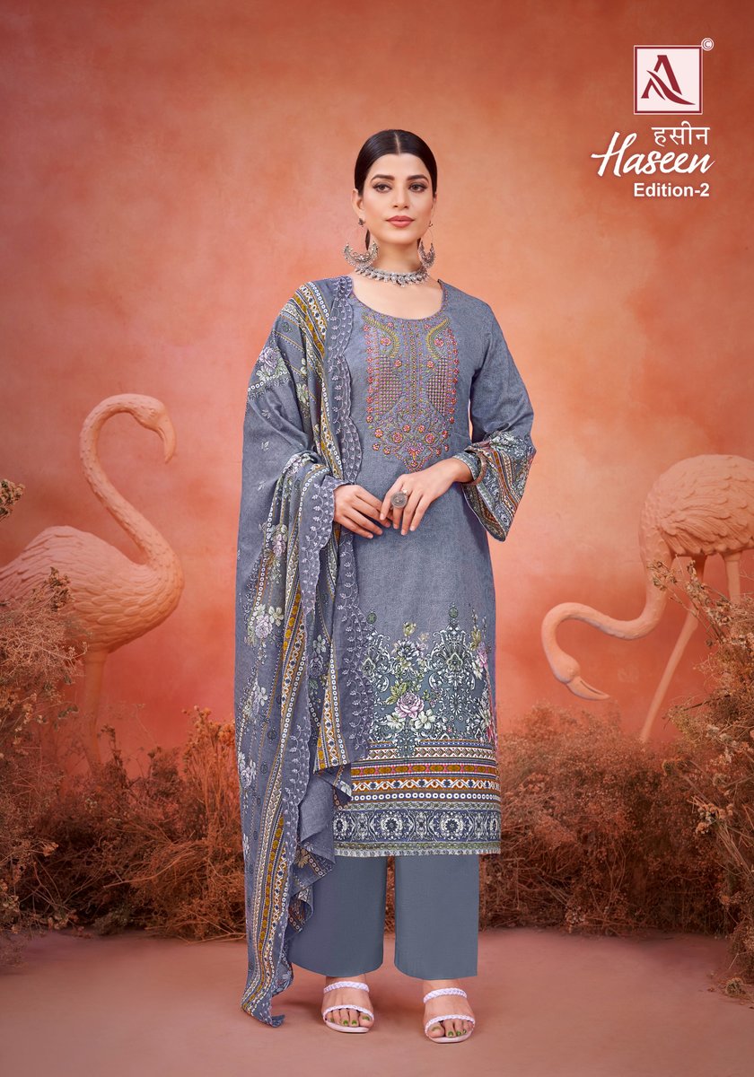ALOK SUIT HASEEN - 2 H-1515-001  TO H-1515-008 2
