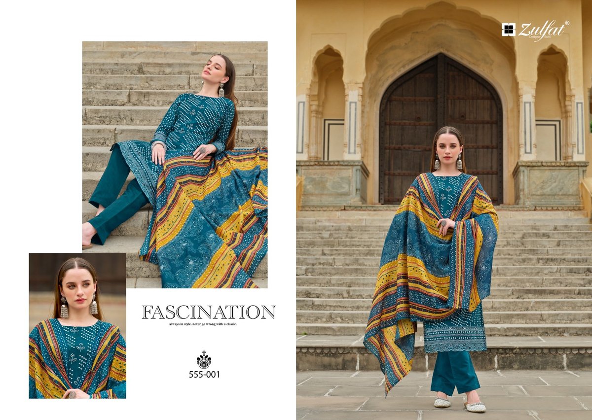 ZULFAT DESIGNER TANIA VOL-2 555-001 TO 555-006 1