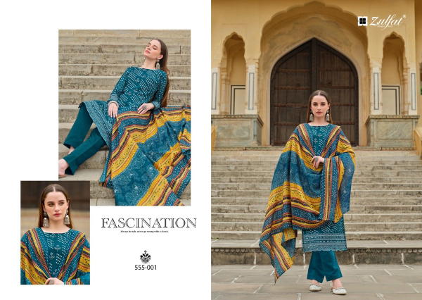 ZULFAT DESIGNER TANIA VOL-2 555-001 TO 555-006