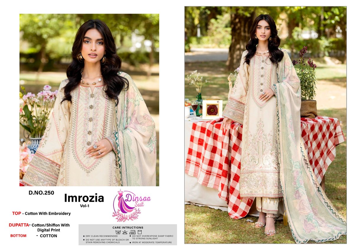 DINSAA SUIT IMROZIA VOL-1 250 TO 252 1