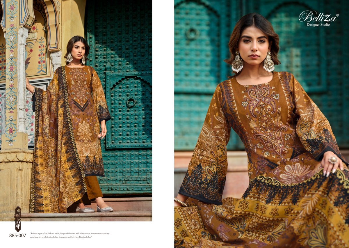 BELLIZA DESIGNER GUZARISH VOL-4 885-001 TO 885-008 7