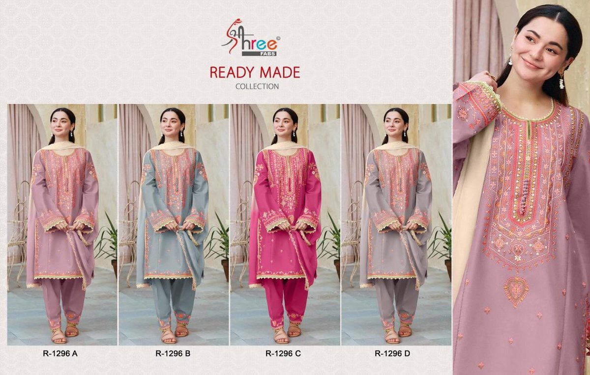 SHREE FAB READY MADE COLLECTION R-1296-A TO R-1296-D 5