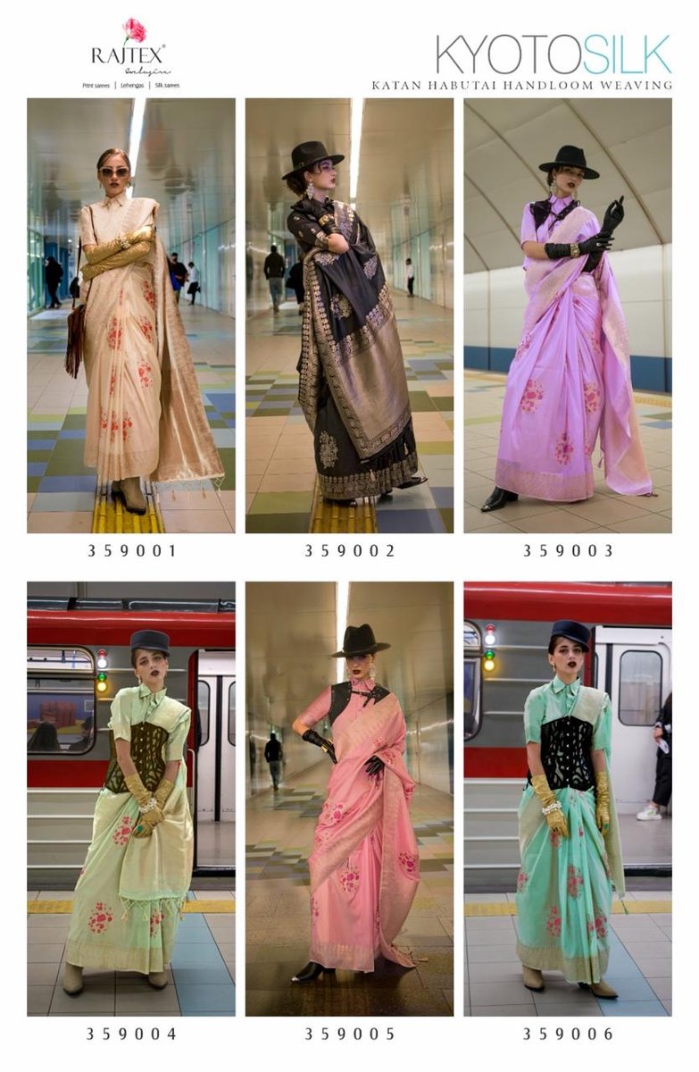 RAJTEX KYOTO SILK 359001 TO 359006 7